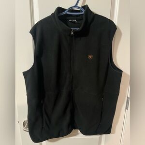 Ariat Black Fleece Vest